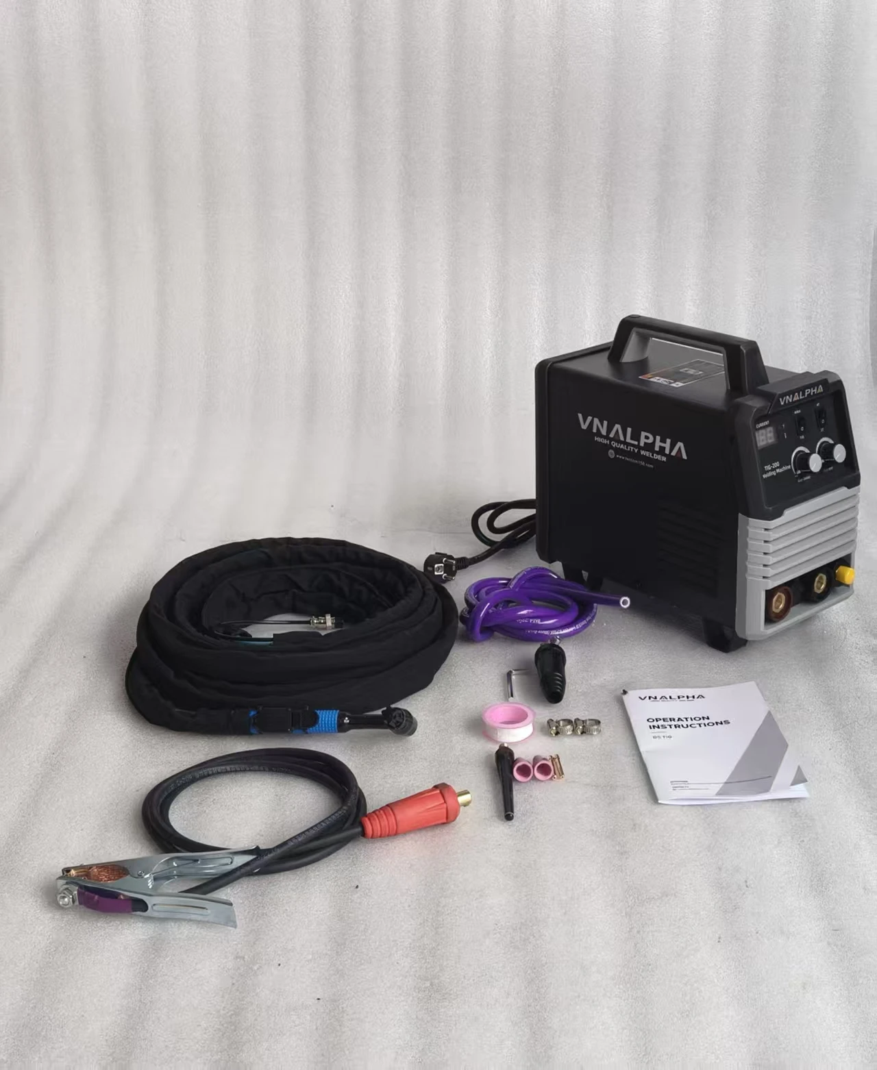 VNALPHA TIG-200 ĐIỆN 220V, 6 BO 4 IGBT, CHỨC NĂNG: HÀN TIG DC VÀ MMA HÀN QUE