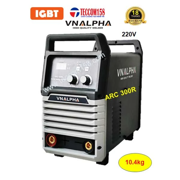 VNALPHA ARC-300R CHUYÊN QUE 4 LY 100% 5LY 80% TÍCH HỢP LIFT TIG HÀN INNOX MỎNG, INPUT 220V, CẤU HÌNH 6 BO 8 IGBT 2 KHÁNG 6 TỤ INPUT 220V
