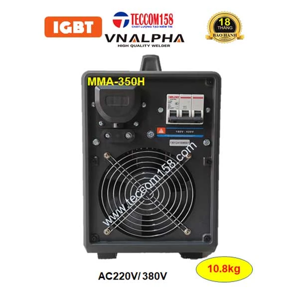 VNALPHA MMA-350H CHUYÊN QUE 4LY QUE CHỊU LỰC E7018 100% 5LY 80% TÍCH HỢP LIFT TIG HÀN INNOX MỎNG, DẢI ĐIỆN RỘNG 180V-420V, CẤU HÌNH 6 BO 8 IGBT HIỆN ĐẠI