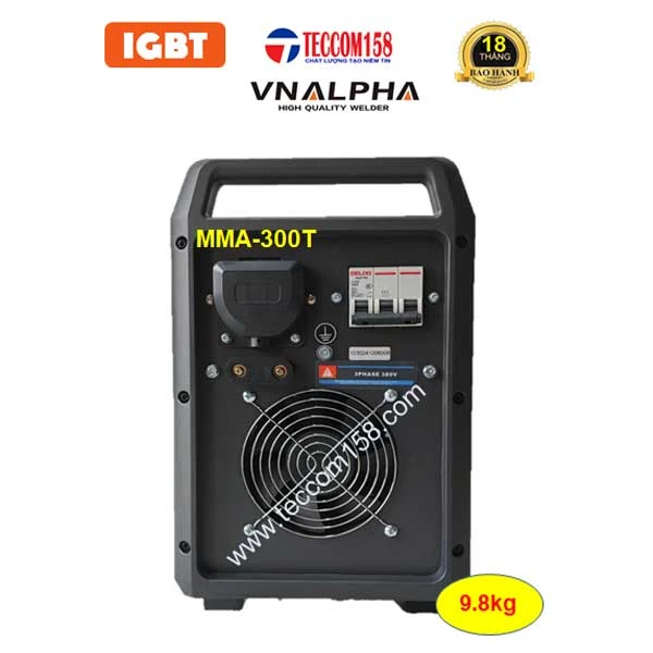 VNALPHA MMA-300T CHUYÊN QUE 4LY, QUE CHỊU LỰC E7018 100% 5LY 80% CẤU HÌNH 6 BO 8 IGBT, INPUT 380V