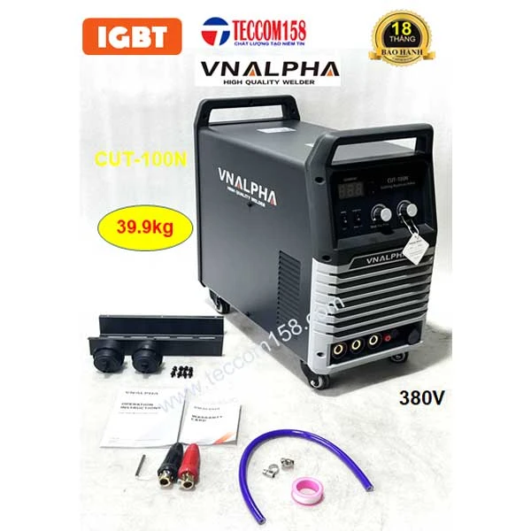 VNALPHA CUT-100N  CẤU HÌNH 11 BO 4IGBT TÍCH HỢP MÁY NÉN KHÍ 1.38KW  MMA 250A + CUT PLASMA 30MM, INPUT 380V